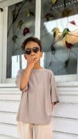 Viskon Penye Oversize Tshirt