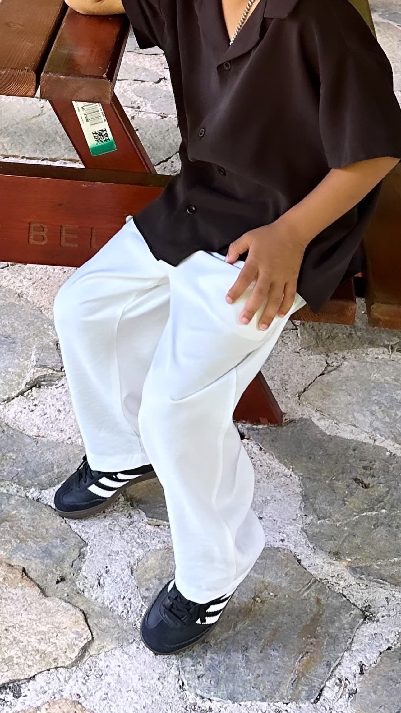 Tencel Kumaş Beyaz Pantolon